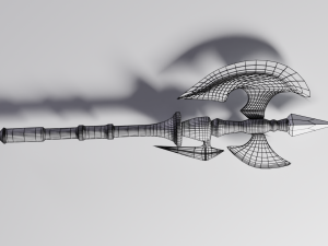 battle axe Modelo 3D