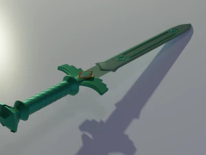 绿剑 3D 模型