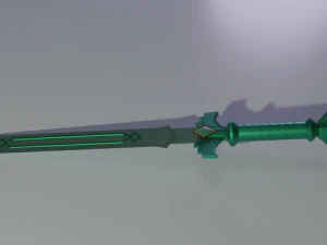 绿剑 3D 模型