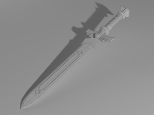 green sword Modelo 3D