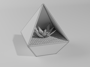 aloe in a pot 3D मॉडल