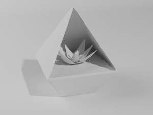 aloe in a pot 3D मॉडल