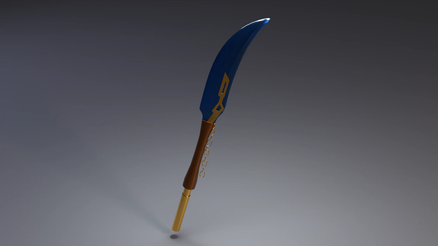 halberd 3D Model .c4d .max .obj .3ds .fbx .stl .blend