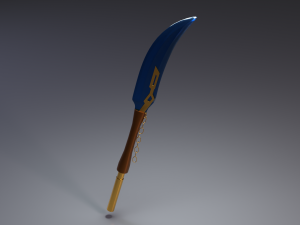 halberd 3D 模型