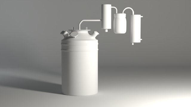 alcohol machine 3D Model .c4d .max .obj .3ds .fbx .stl .blend 