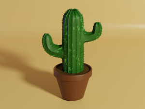 cactus 3D 模型