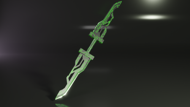 two handed sword Modèle 3D .c4d .max .obj .3ds .fbx .stl .blend 