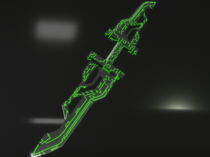 two handed sword Modèle 3D