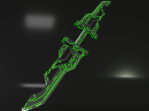 two handed sword 3D Model