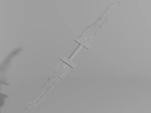 two handed sword 3D Model