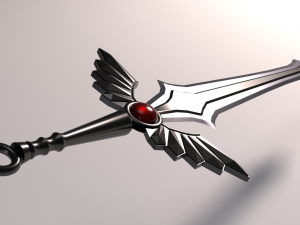 gothic sword 3D Model