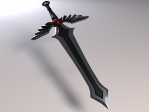 gothic sword 3D Model
