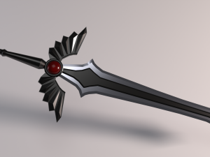 gothic sword 3D Model