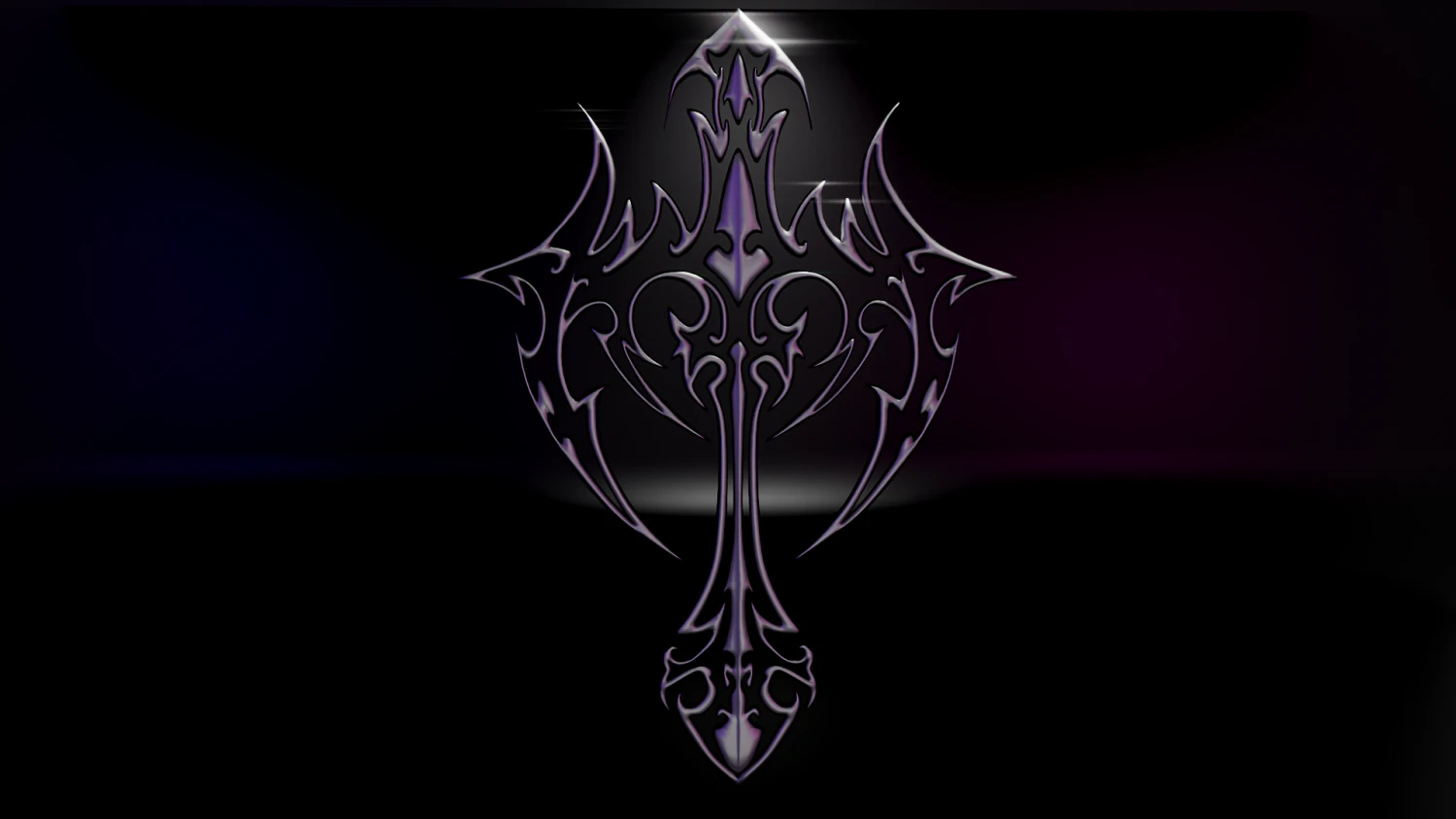 gothic cross 3D Model .c4d .max .obj .3ds .fbx .stl .blend