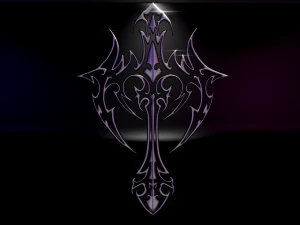 готичний хрест 3D Модель