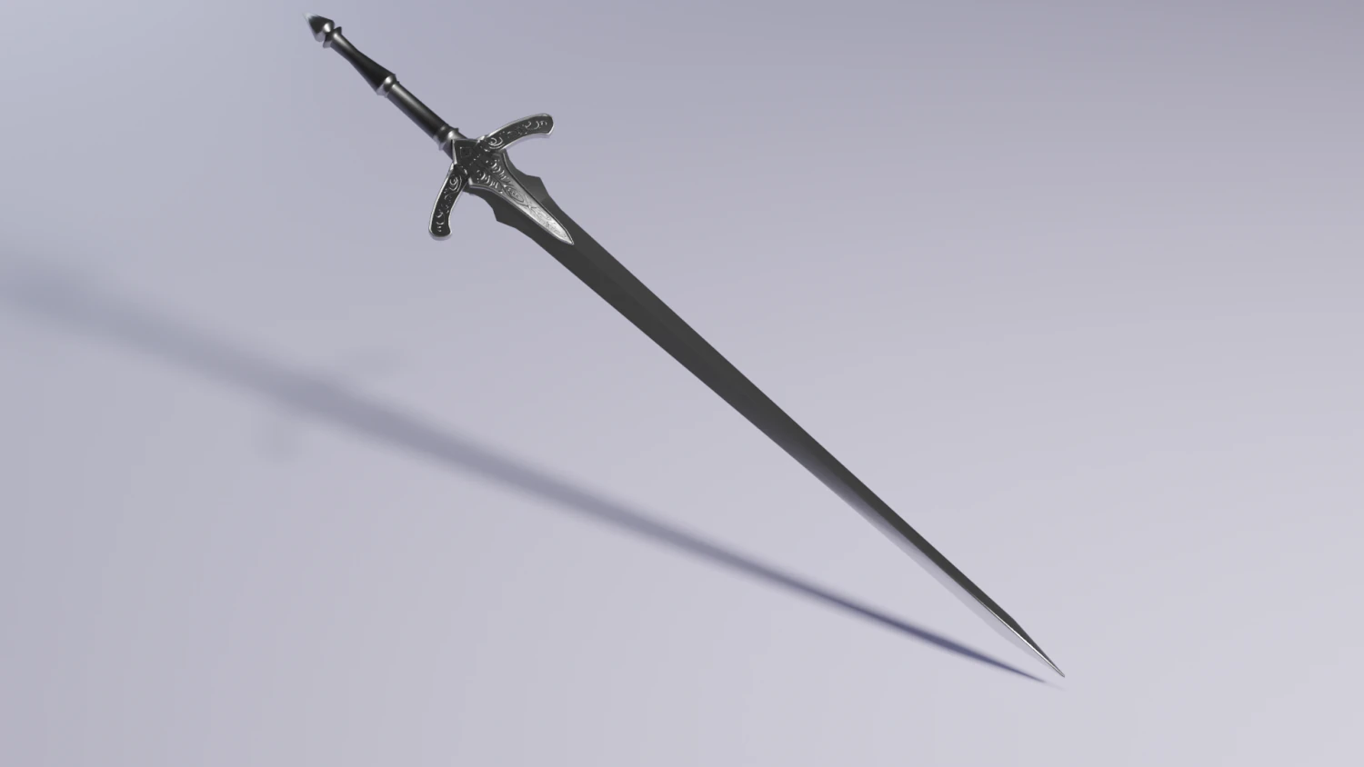 Sword 3D Model .c4d .max .obj .3ds .fbx .stl .blend 