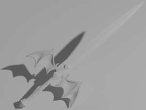 Fire Sword Modelo 3D