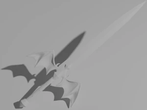 Fire Sword 3D Model