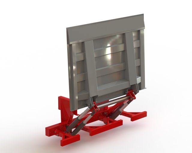 tail lift platform Model 3D .c4d .max .obj .3ds .fbx .stl .blend 