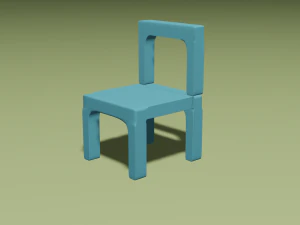 simple chair 3D Model