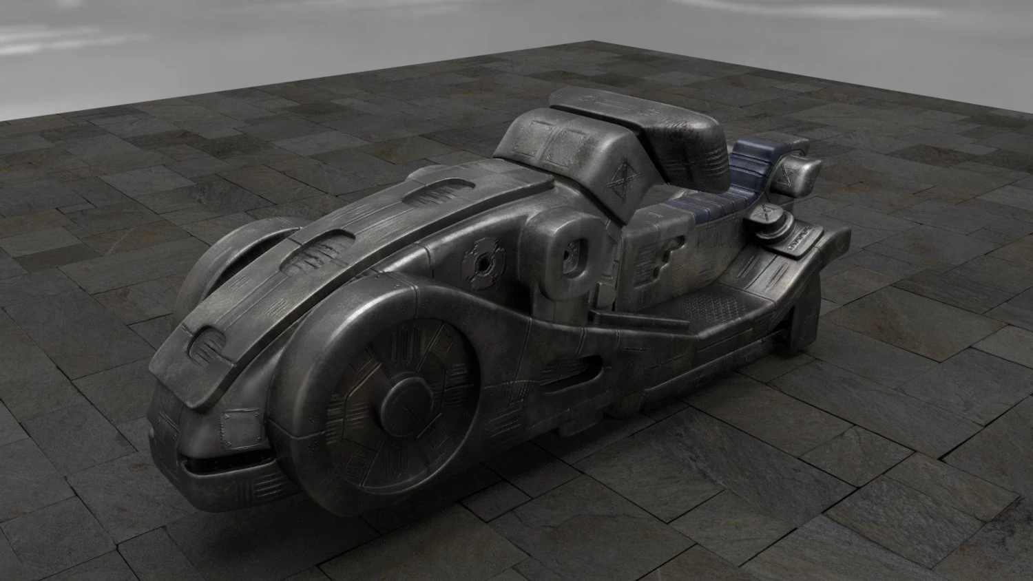 space bike 3D Model .c4d .max .obj .3ds .fbx .stl .blend 