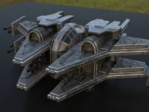 우주선 284 3D 모델