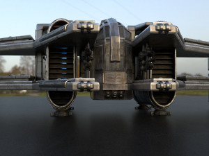 space ship 284 3D Model