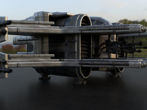 space ship 284 3D Model
