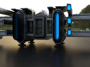 space ship 284 3D Model