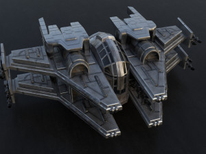 space ship 284 3D Model