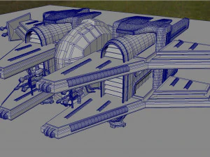 우주선 284 3D 모델