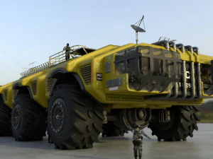 重い芋虫 3Dモデル