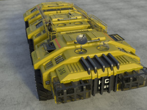 heavy caterpilla 3D Model