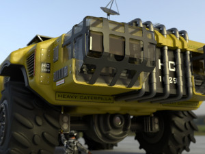 heavy caterpilla 3D Model