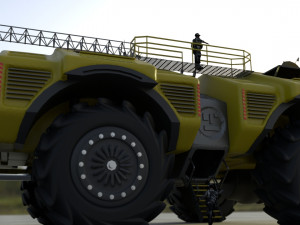 heavy caterpilla 3D Model