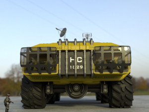 heavy caterpilla 3D Model