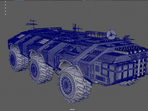 heavy caterpilla 3D Model