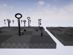 luxury key set unreal engine ready use 3D Model