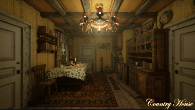 Old House Unreal Engine Ready To use 3D Модель .c4d .max .obj .3ds .fbx .stl .blend 