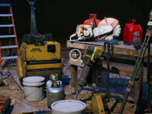Construction Site Unreal Engine ready to use 3D Model