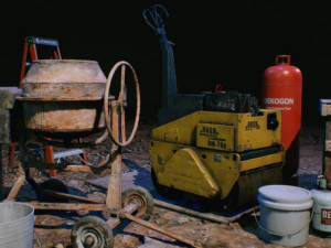 Construction Site Unreal Engine ready to use 3D Model