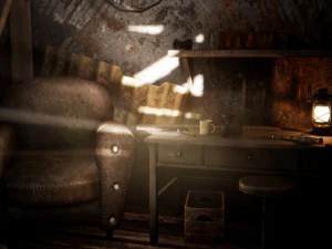 Apartamento Apocal&iacute;ptico Unreal Engine pronto para usar Modelo 3D