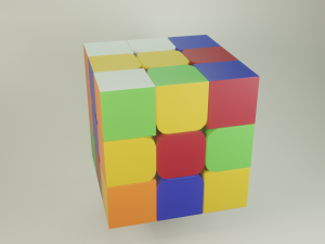 rubiks cube 3D Model