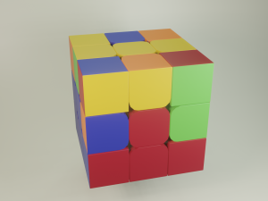 rubiks cube Modèle 3D