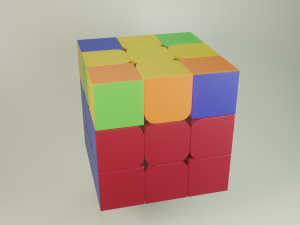 rubiks cube Modèle 3D