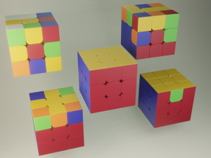 rubiks cube Modèle 3D