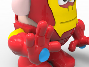 mrs potato iron man 3D-Modell
