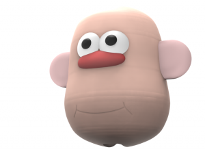 mrs potato iron man 3D-Modell