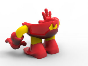 mrs potato iron man 3D-Modell
