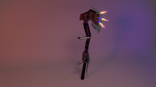 Axe fire Modello 3D .c4d .max .obj .3ds .fbx .stl .blend 
